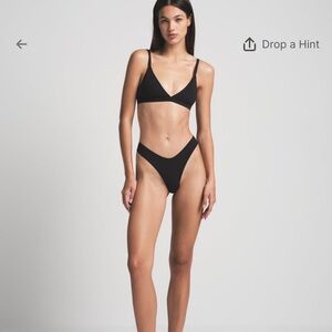 SKIMS Black Triangle Bralette Intimates